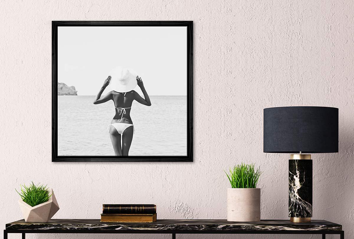 Bikini Girl | Fashion Canvas Wall Art Print - Final Touch Decor