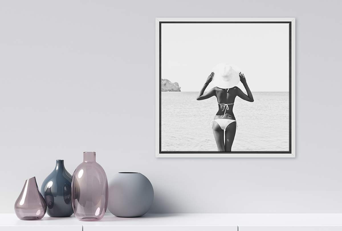 Bikini Girl | Fashion Canvas Wall Art Print - Final Touch Decor