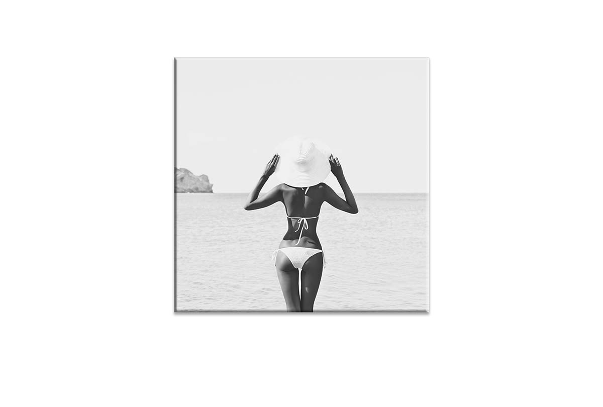 Bikini Girl | Fashion Canvas Wall Art Print - Final Touch Decor