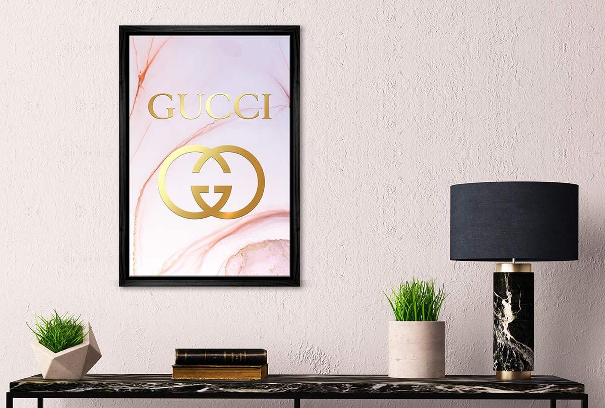 Gucci | Fashion Canvas Wall Art Print - Final Touch Decor