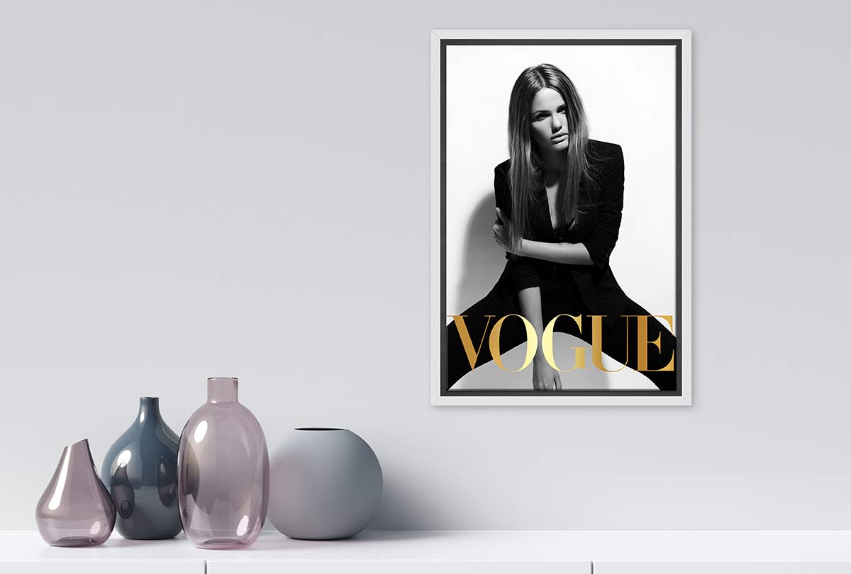 Vogue Fashion 2 | Fashion Canvas Wall Art Print - Final Touch Decor