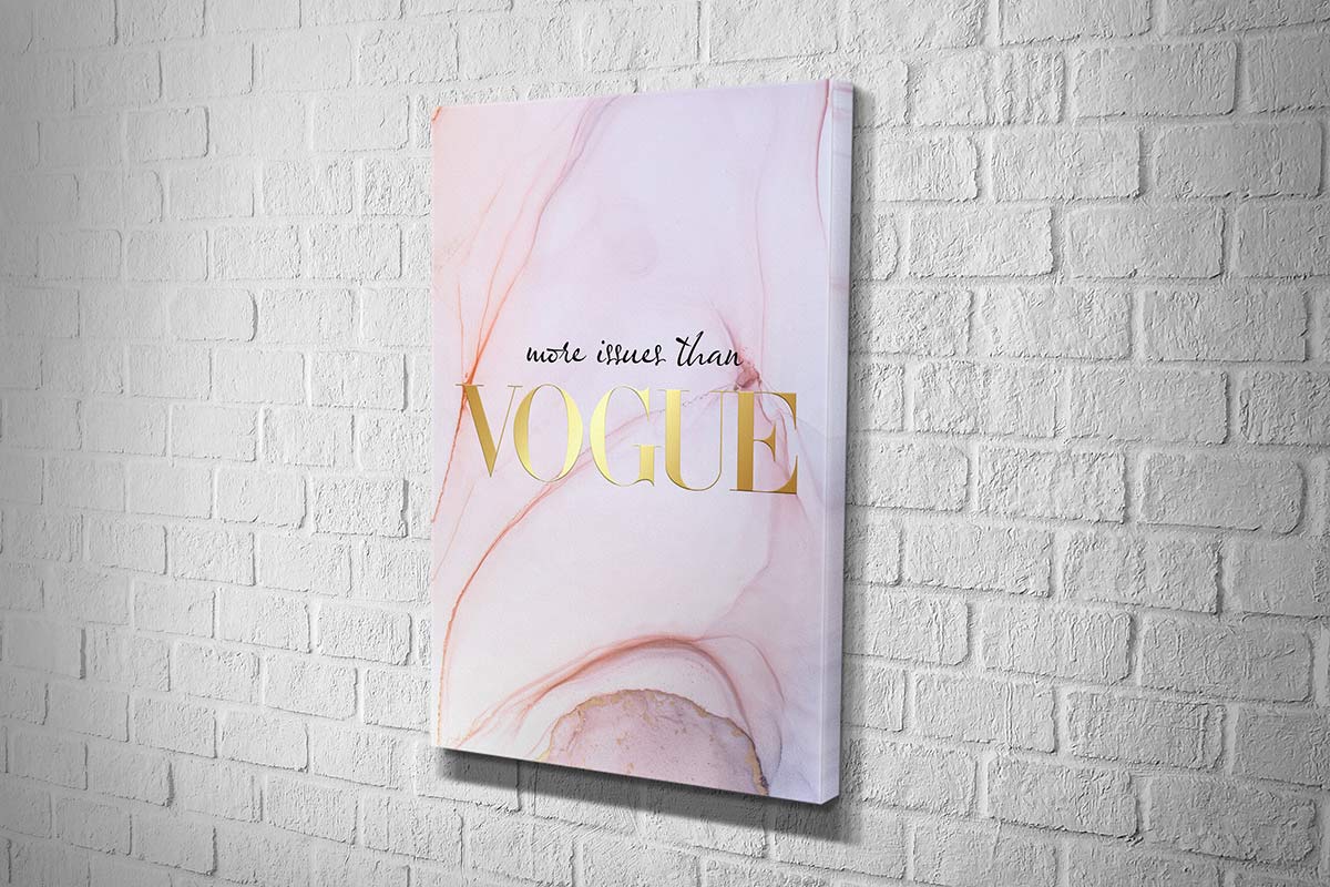 More Issues Than Vogue | Fashion Canvas Wall Art Print - Final Touch Decor