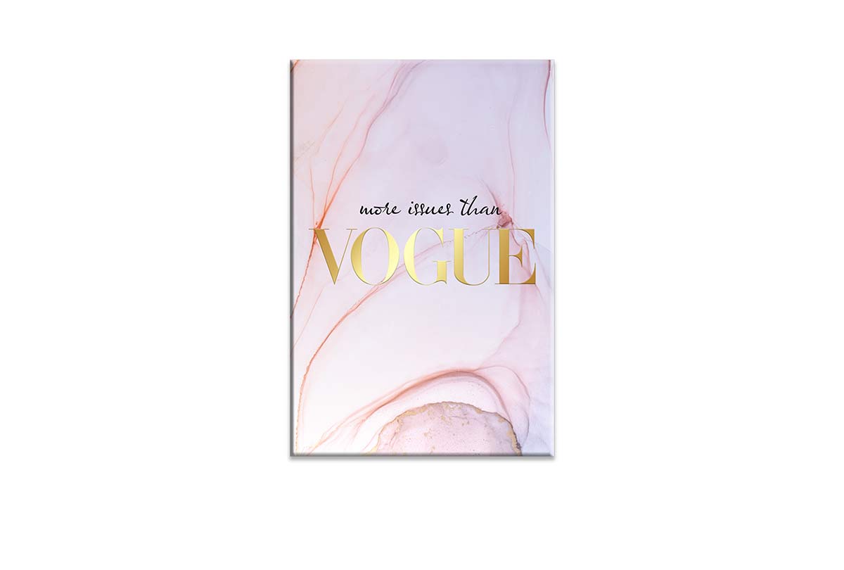 More Issues Than Vogue | Fashion Canvas Wall Art Print - Final Touch Decor