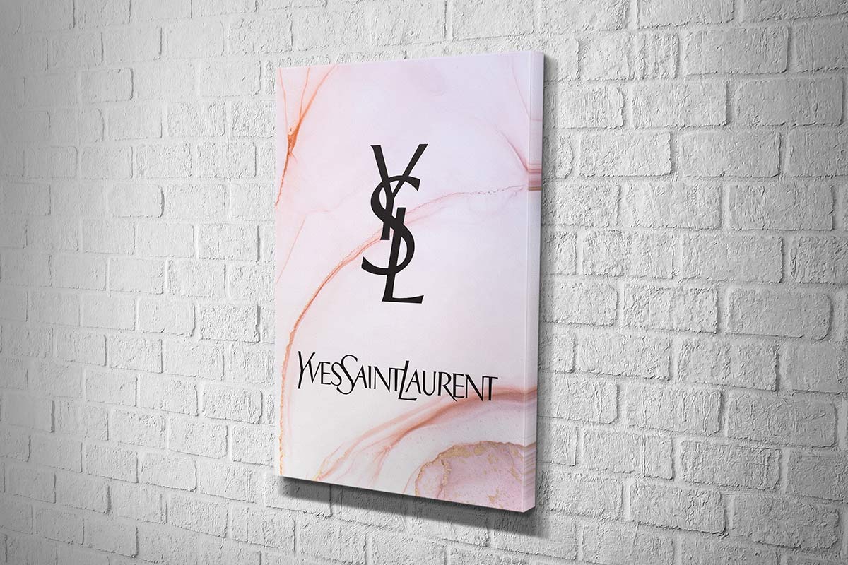 Yves Saint Laurent | Fashion Canvas Wall Art Print - Final Touch Decor