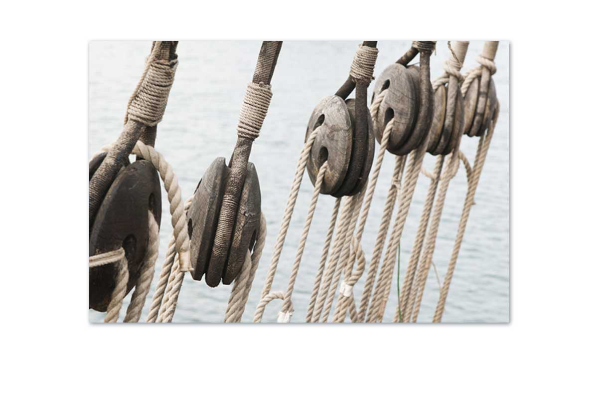 Ship’s Rigging | Nautical Canvas Wall Art Print - Final Touch Decor