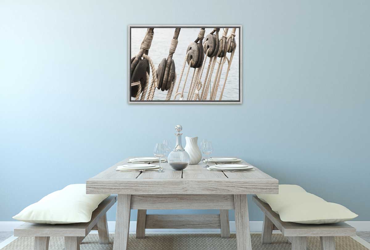 Ship’s Rigging | Nautical Canvas Wall Art Print - Final Touch Decor