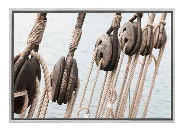 Ship’s Rigging | Nautical Canvas Wall Art Print - Final Touch Decor