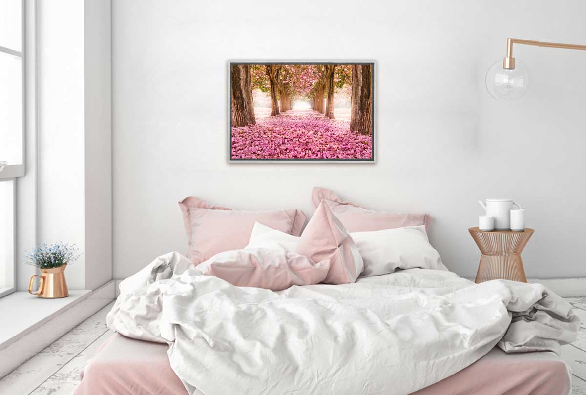 Pink Petals | Landscape Canvas Wall Art Print - Final Touch Decor