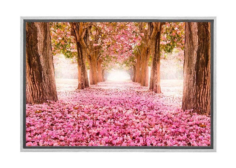 Pink Petals | Landscape Canvas Wall Art Print - Final Touch Decor