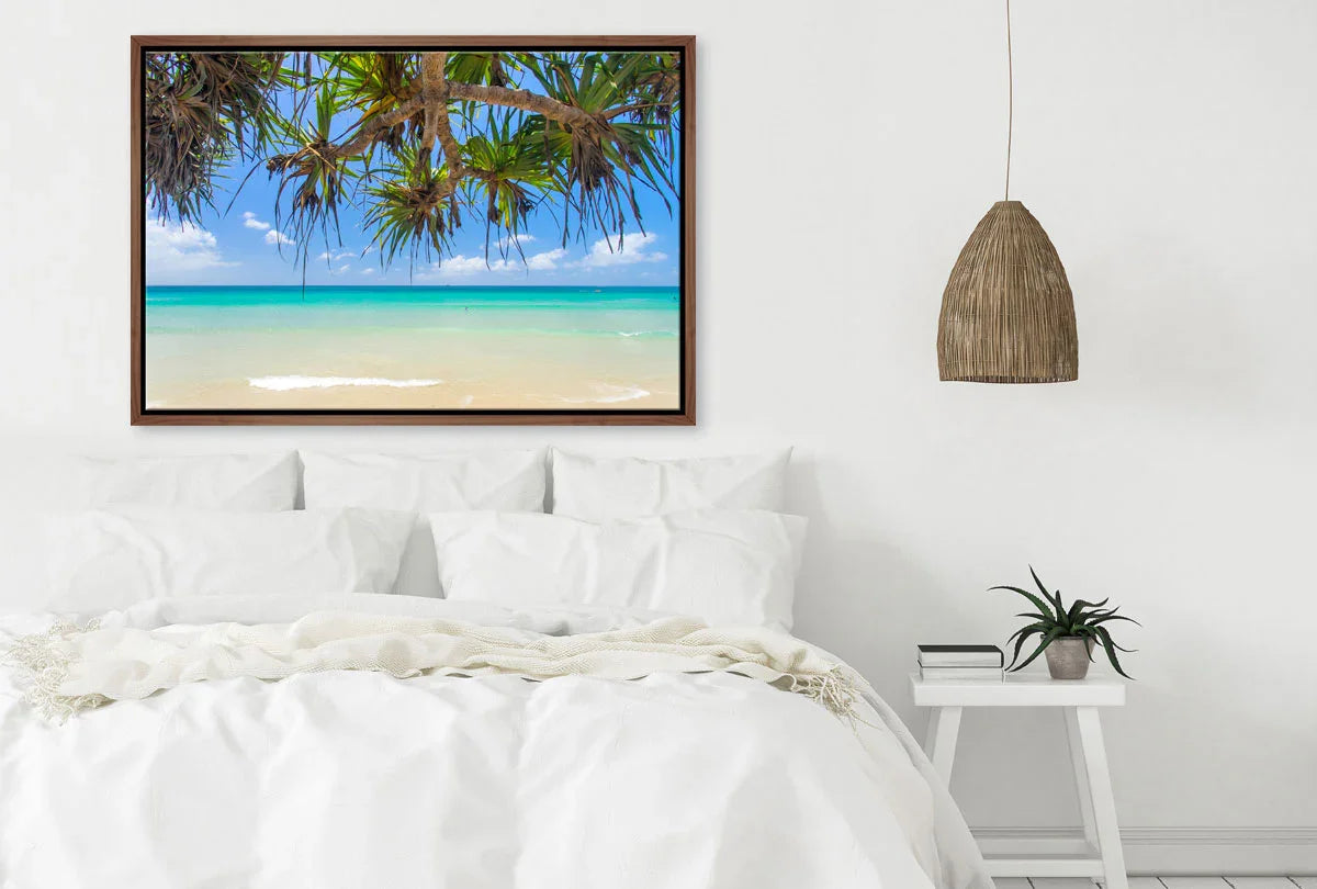 Byron Bay Beach Scene | Beach Wall Art Print - Final Touch Decor