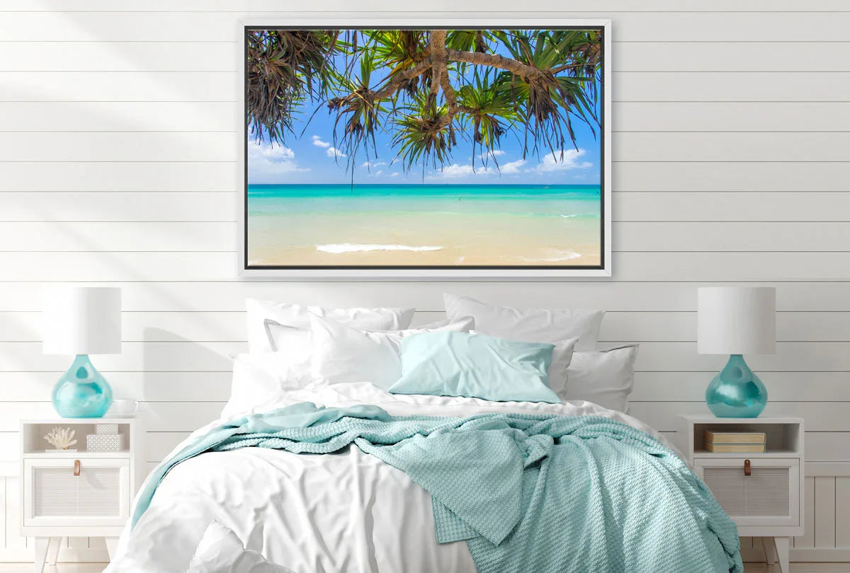 Byron Bay Beach Scene | Beach Wall Art Print - Final Touch Decor