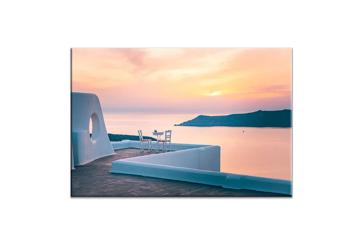 Greek Sunset | Greece Wall Art Print - Final Touch Decor