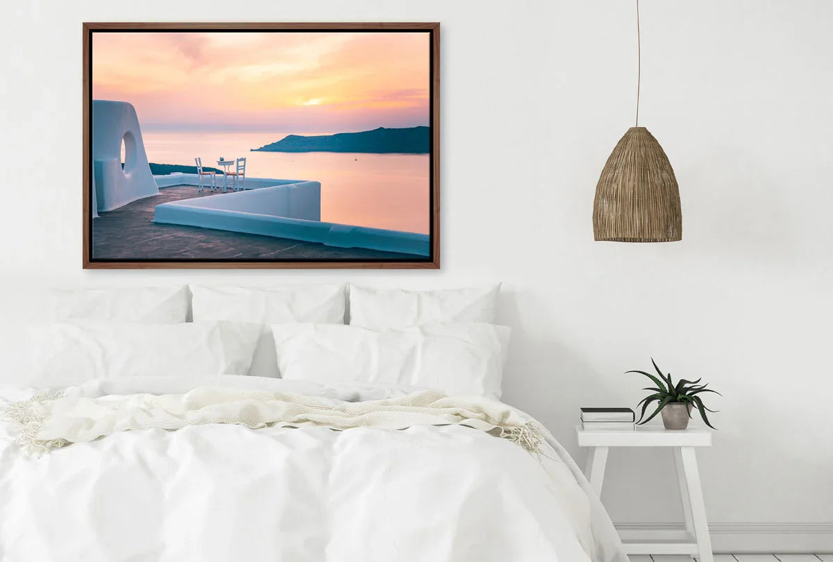 Greek Sunset | Greece Wall Art Print - Final Touch Decor