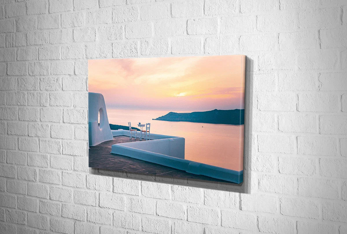 Greek Sunset | Greece Wall Art Print - Final Touch Decor