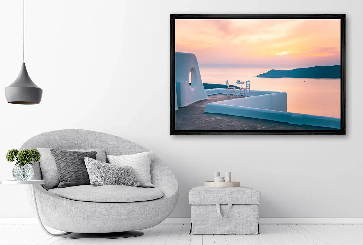 Greek Sunset | Greece Wall Art Print - Final Touch Decor