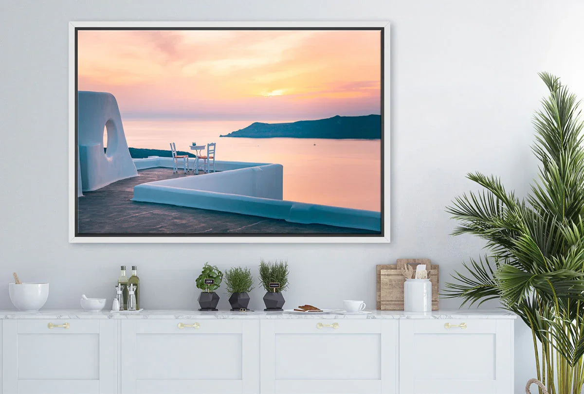 Greek Sunset | Greece Wall Art Print - Final Touch Decor