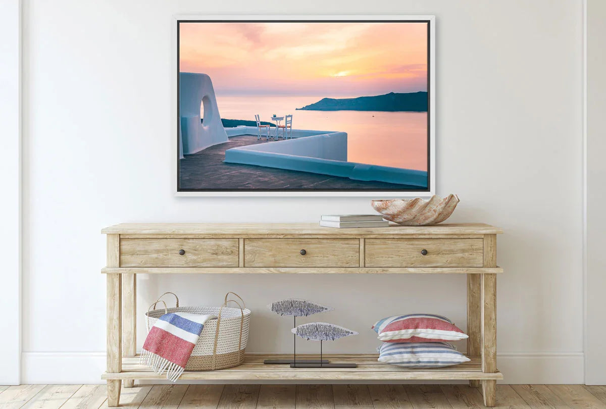 Greek Sunset | Greece Wall Art Print - Final Touch Decor