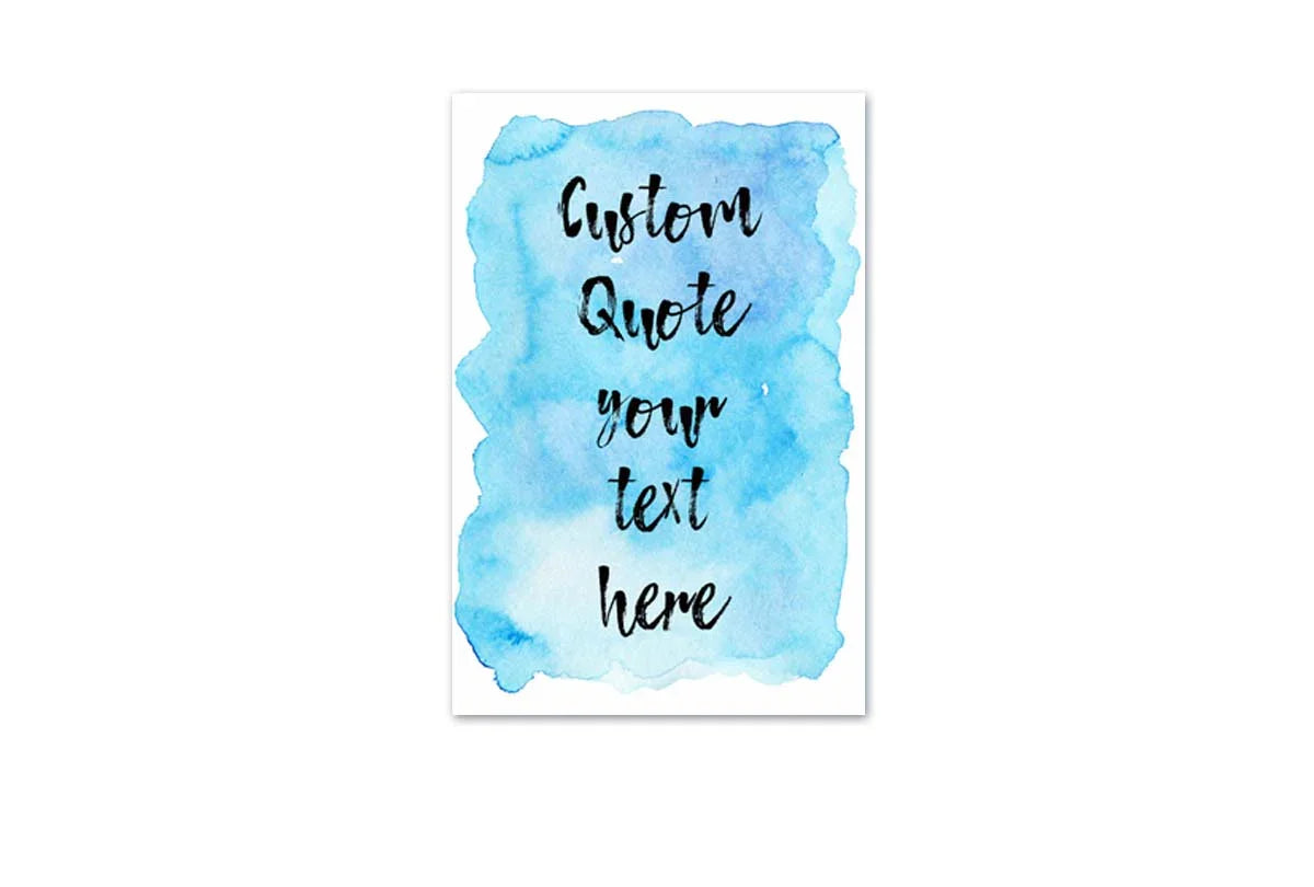 Custom Inspirational Quote | Canvas Wall Art Print - Final Touch Decor