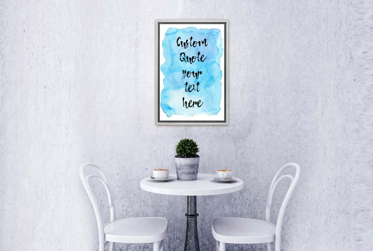 Custom Inspirational Quote | Canvas Wall Art Print - Final Touch Decor
