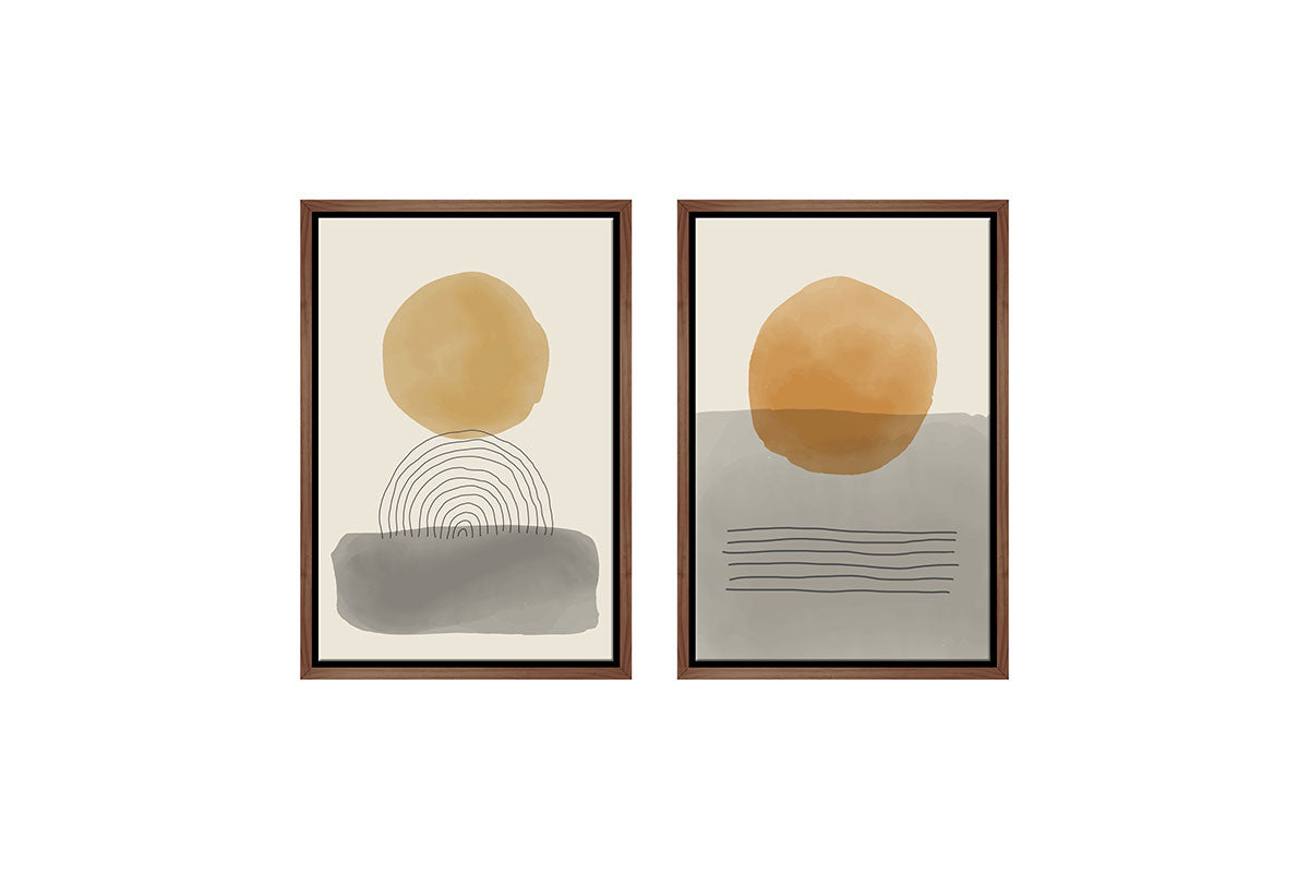 Minimalist Abstract Set 5AB | Abstract Wall Art Print - Final Touch Decor