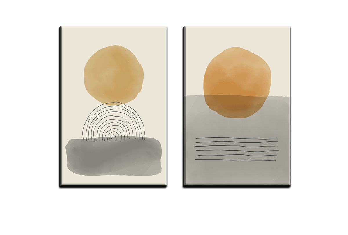 Minimalist Abstract Set 5AB | Abstract Wall Art Print - Final Touch Decor