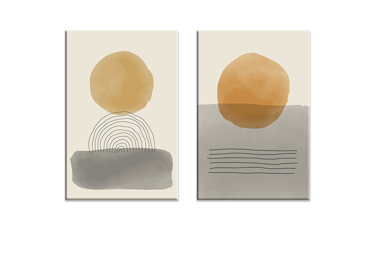 Minimalist Abstract Set 5AB | Abstract Wall Art Print - Final Touch Decor