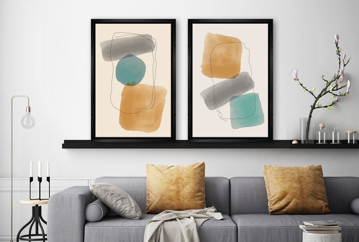 Minimalist Abstract Set 7AB | Abstract Wall Art Print - Final Touch Decor