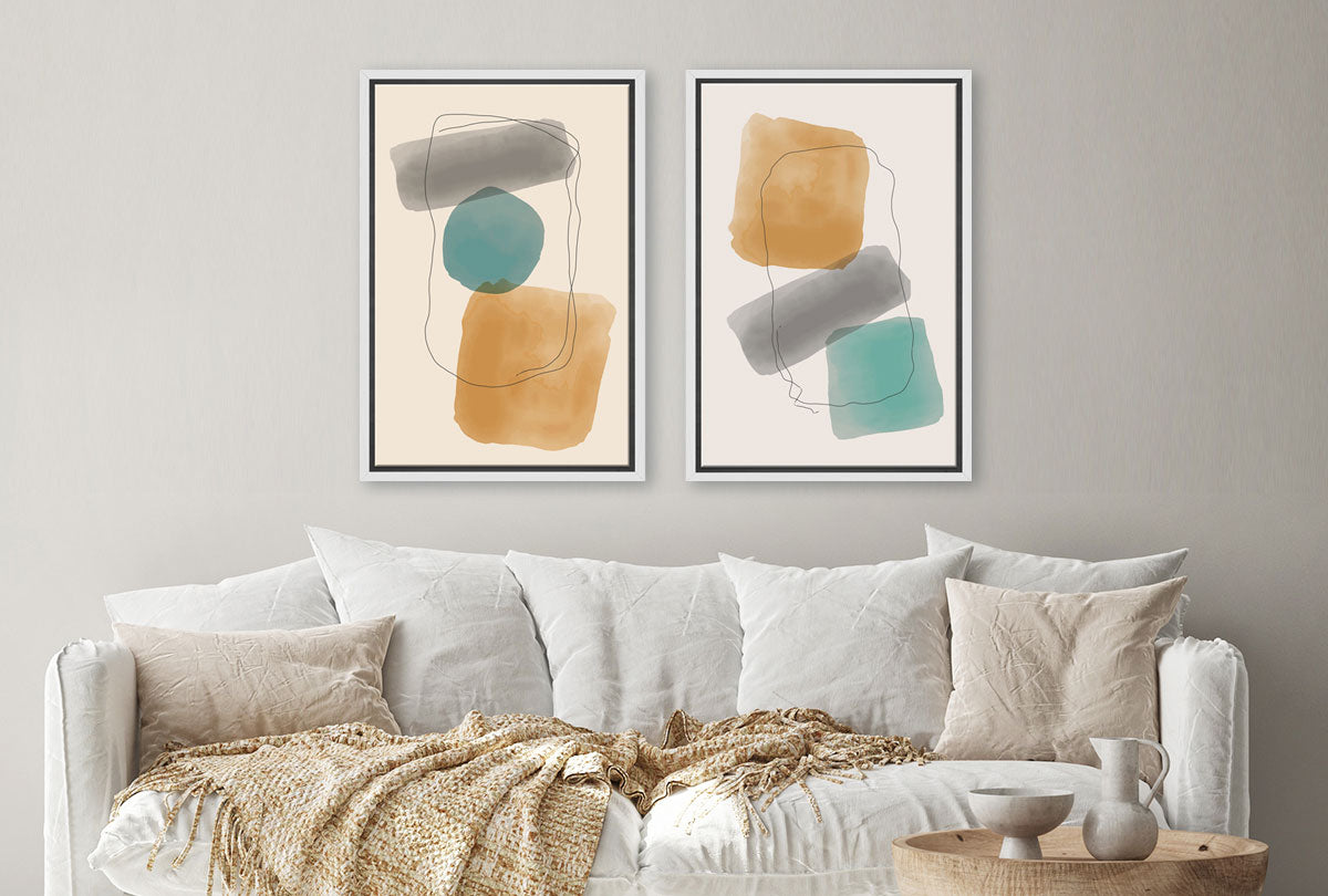 Minimalist Abstract Set 7AB | Abstract Wall Art Print - Final Touch Decor