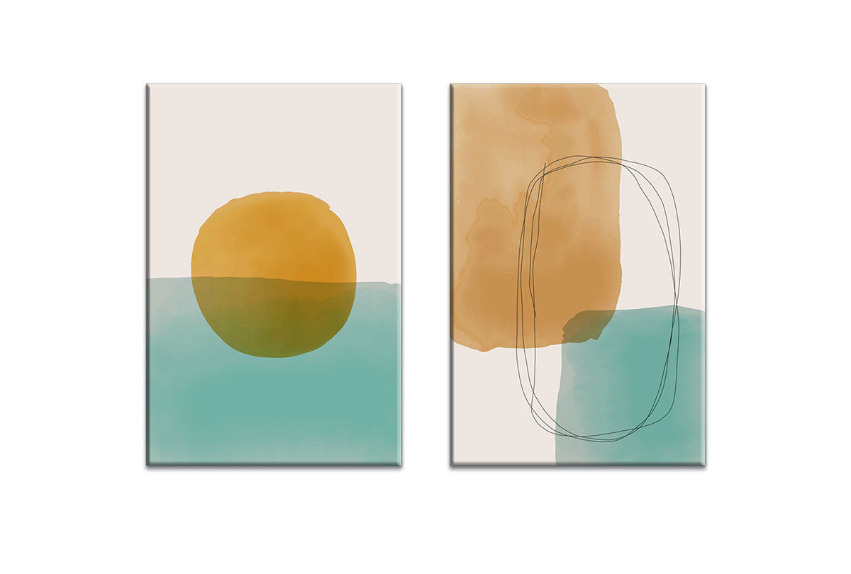 Minimalist Abstract Set 9AB | Abstract Wall Art Print - Final Touch Decor