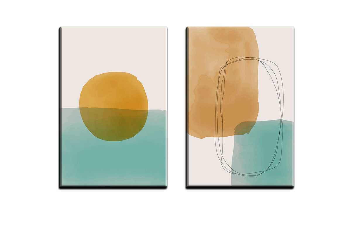 Minimalist Abstract Set 9AB | Abstract Wall Art Print - Final Touch Decor
