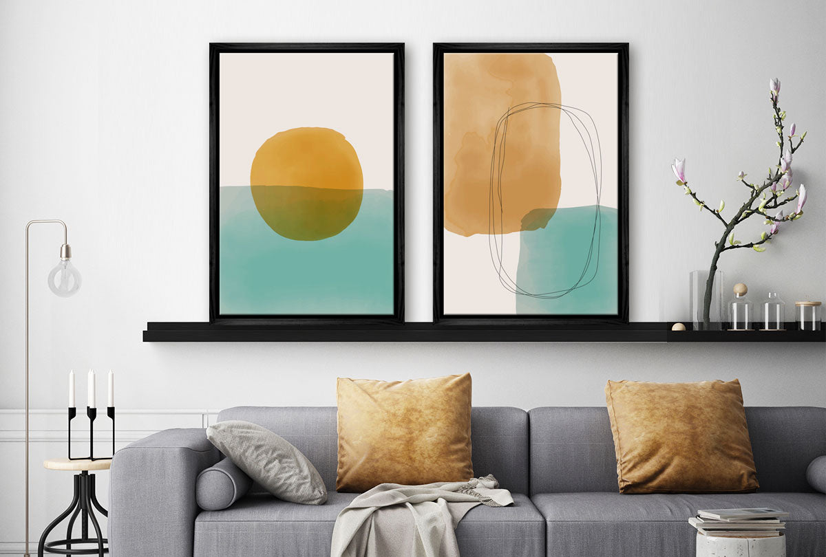 Minimalist Abstract Set 9AB | Abstract Wall Art Print - Final Touch Decor