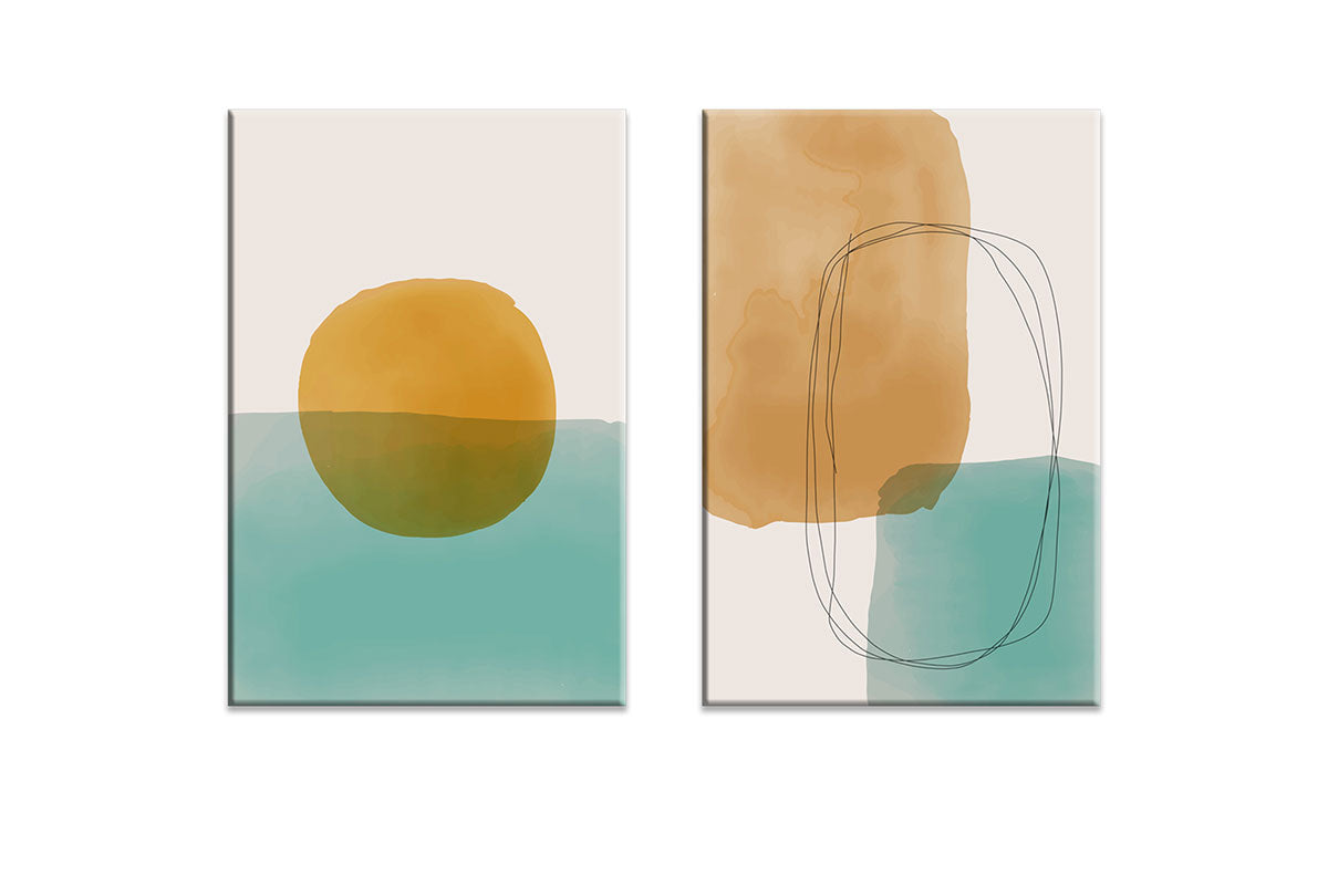 Minimalist Abstract Set 9AB | Abstract Wall Art Print - Final Touch Decor