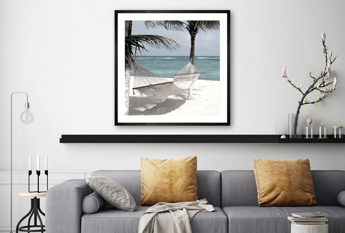 Beach Hammock | Wall Art Print - Final Touch Decor