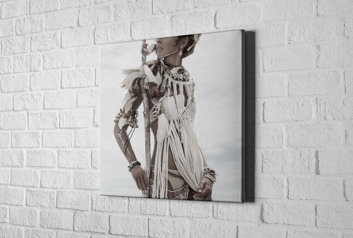 Boho Girl 1 | Wall Art Print - Final Touch Decor