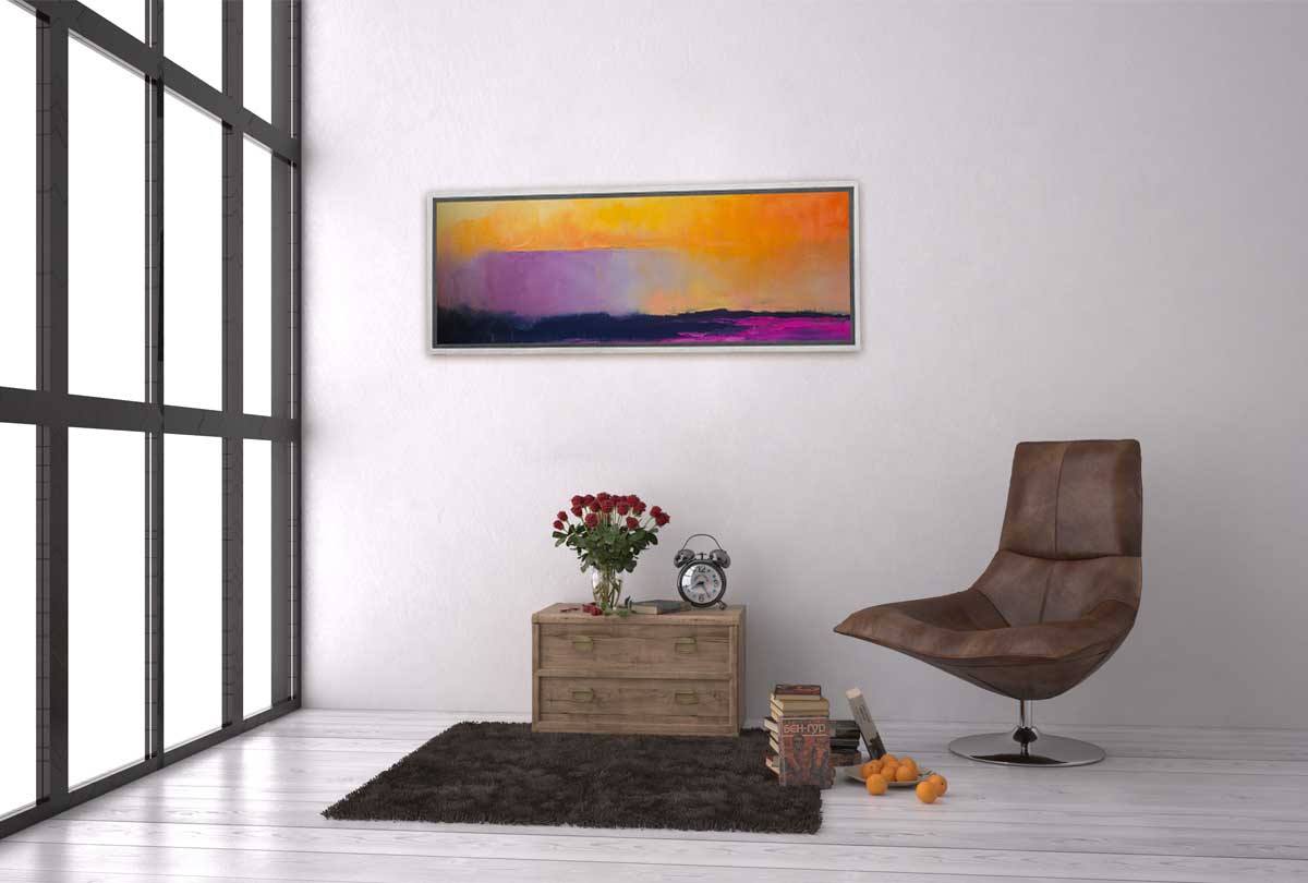 Sunset Abstract | Canvas Wall Art Print - Final Touch Decor