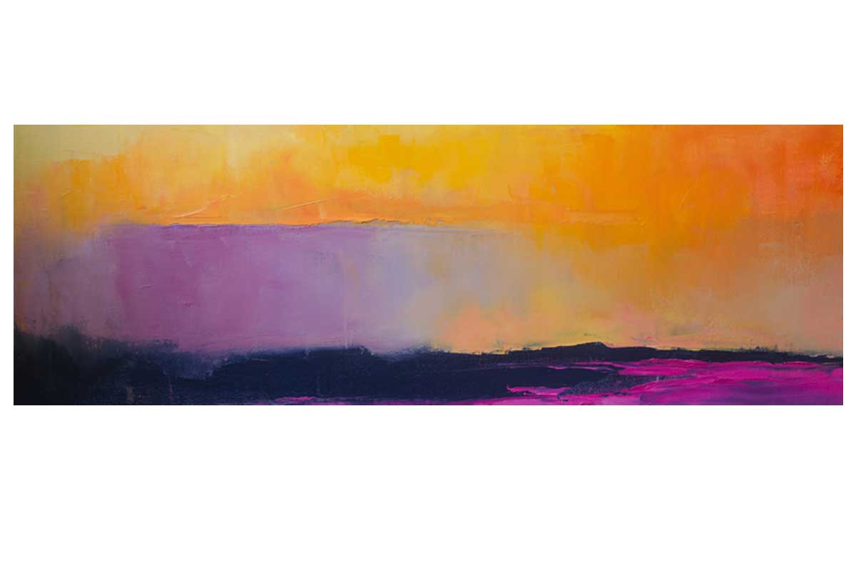Sunset Abstract | Canvas Wall Art Print - Final Touch Decor