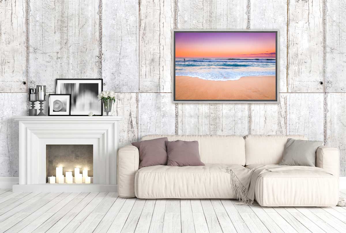 Sunset Beach Scene | Canvas Wall Art Print - Final Touch Decor