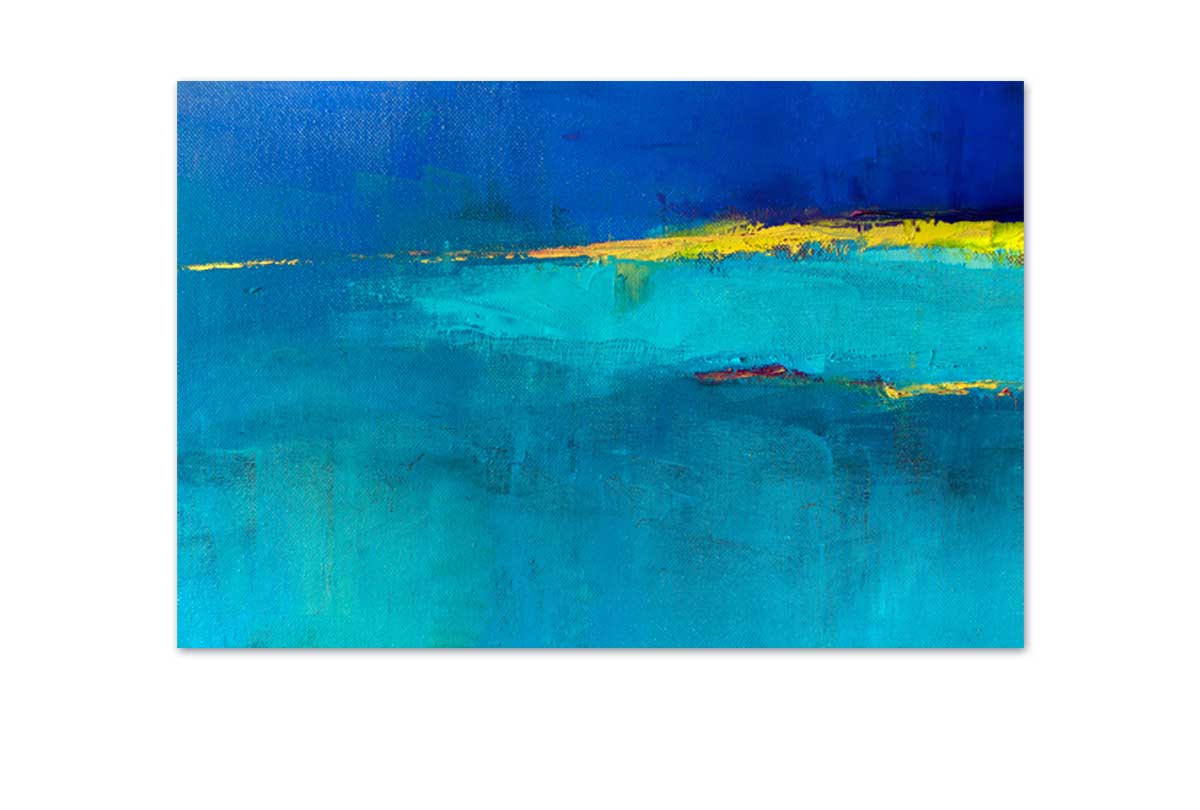 Turquoise Abstract | Canvas Wall Art Print - Final Touch Decor