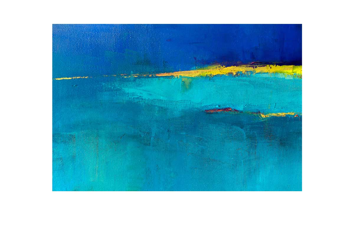 Turquoise Abstract | Canvas Wall Art Print - Final Touch Decor