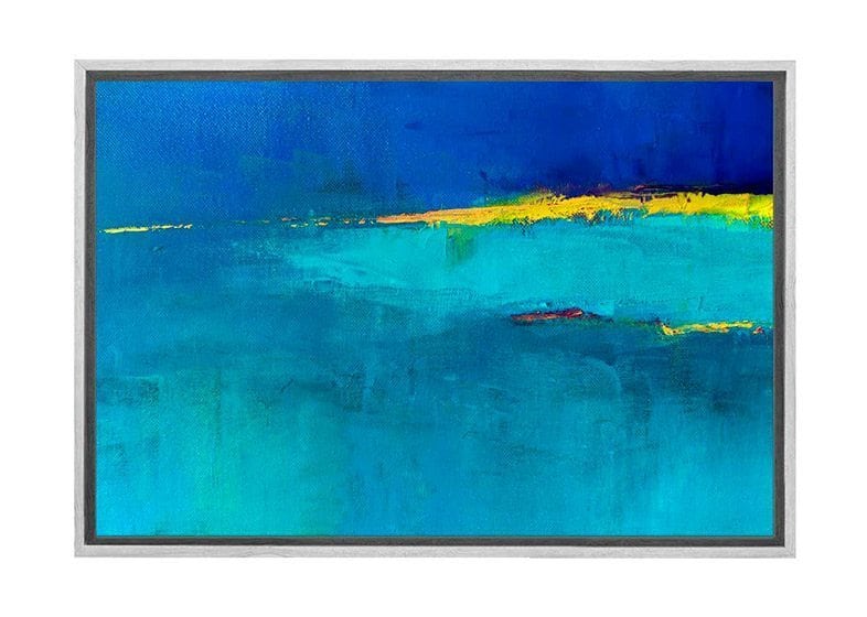 Turquoise Abstract | Canvas Wall Art Print - Final Touch Decor