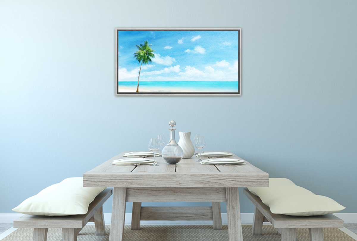 Tropical Beach Panorama | Canvas Wall Art Print - Final Touch Decor