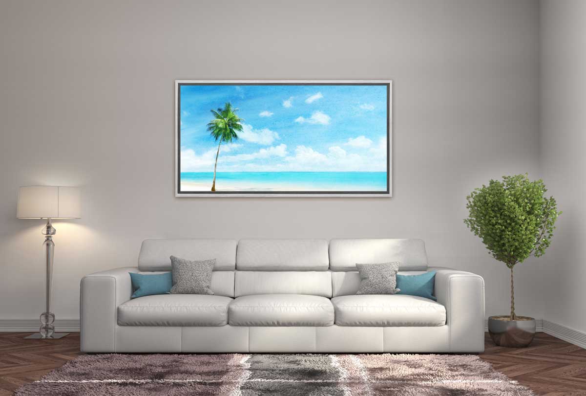 Tropical Beach Panorama | Canvas Wall Art Print - Final Touch Decor