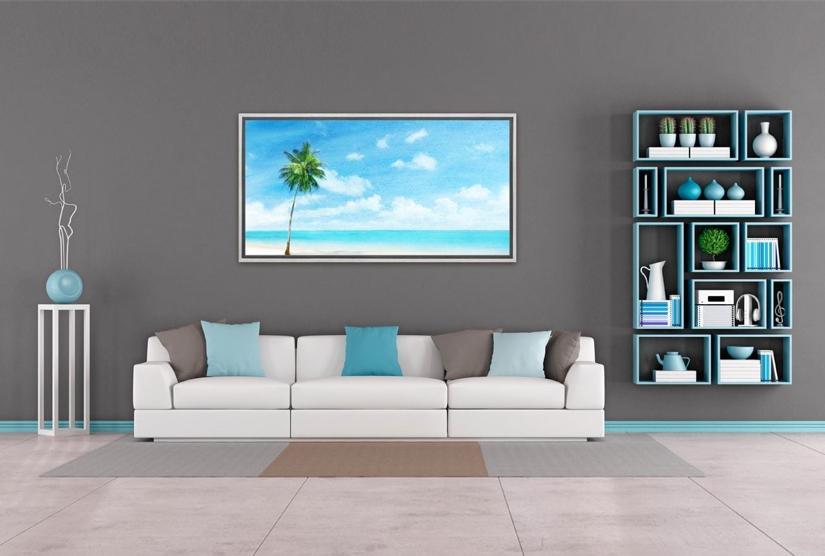 Tropical Beach Panorama | Canvas Wall Art Print - Final Touch Decor