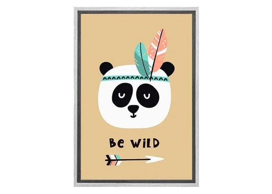 Be Wild | Boho Kids Print | Canvas Wall Art Print - Final Touch Decor