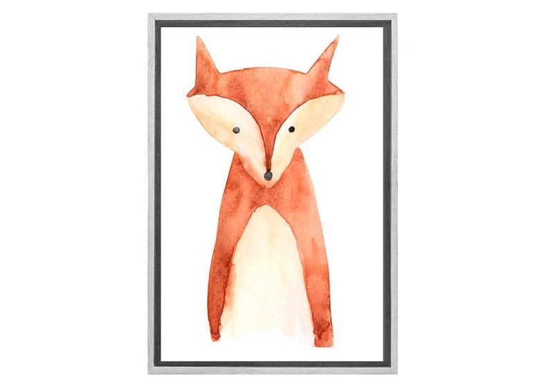 Fox | Kids Woodland Print | Canvas Wall Art Print - Final Touch Decor