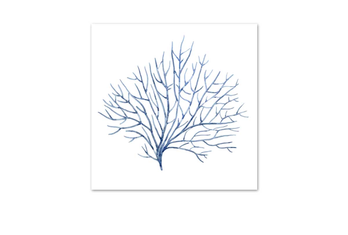 Blue Coral | Ocean Wall Art Print - Final Touch Decor