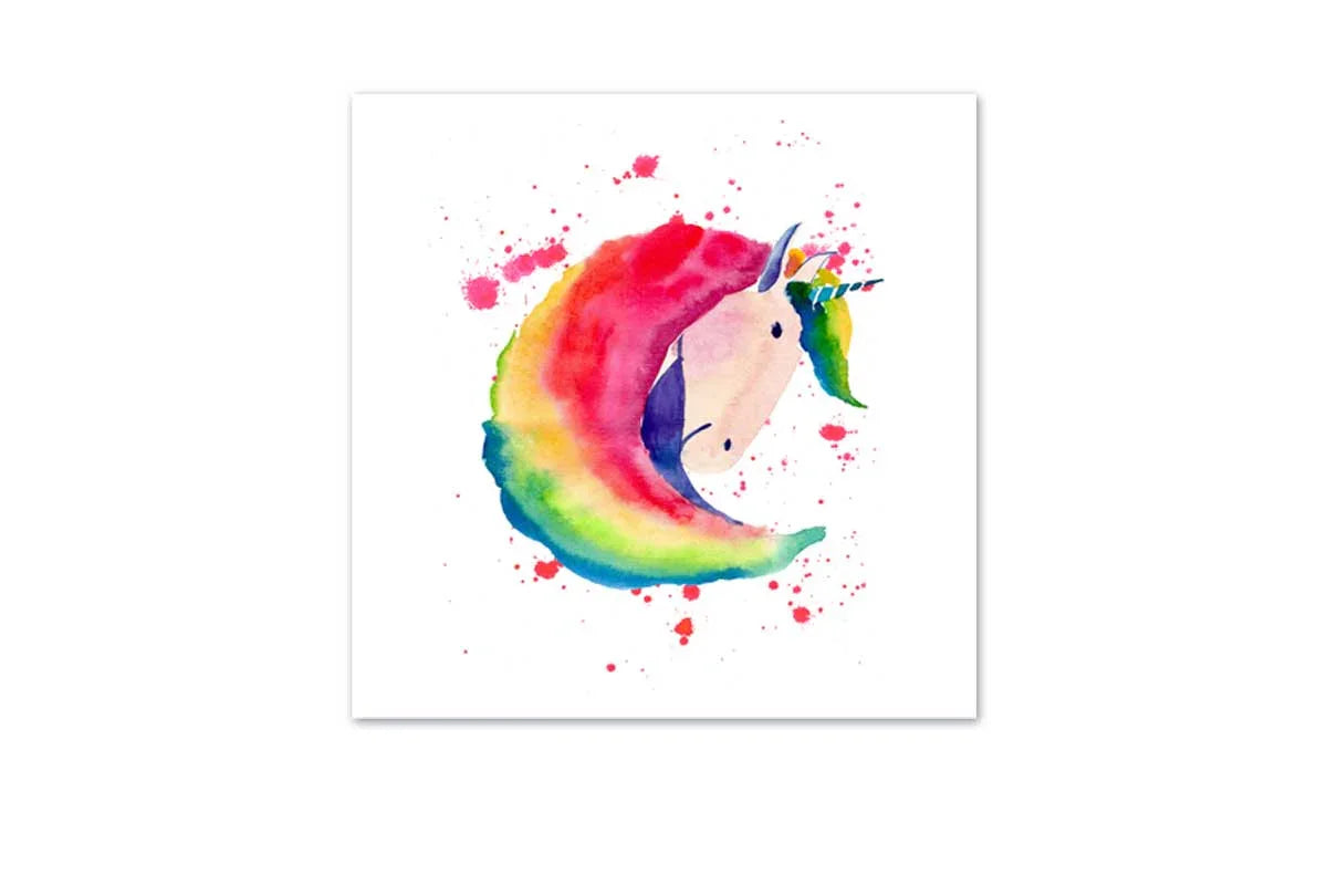 Rainbow Unicorn | Kids Wall Art Print - Final Touch Decor