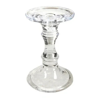 Audrey Glass Candlestick Small - Final Touch Decor