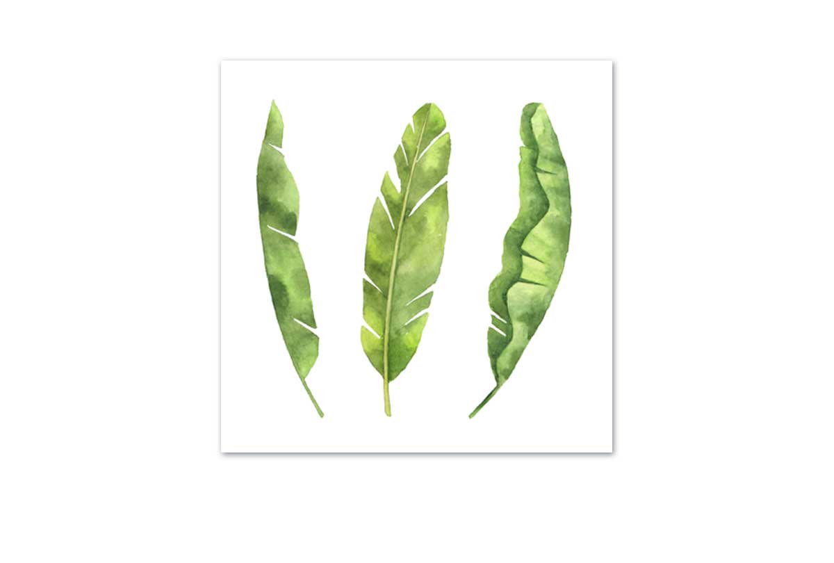Banana Leaves | Tropical Leaf Wall Art - Final Touch Decor
