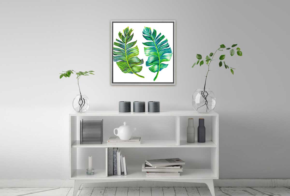 Tropical Leaves 2 | Wall Art Print - Final Touch Decor